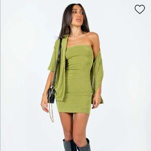 Princess Polly 2 Piece Green Dress